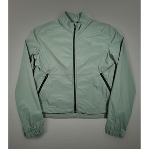 Fox Ranger 2.5L Water Jacket Women S Sage Green Cropped Breathable Pockets-EUC